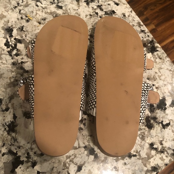 Steven New York by Steve Madden Stas Somers Gemstone Cork Footbed Sandals - Picture 8 of 10